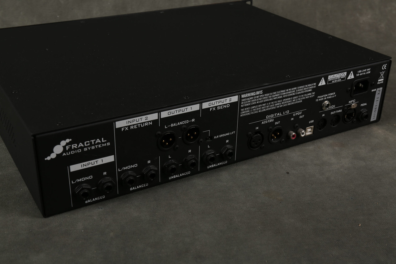 ギター Fractal Audio Systems Axe-Fx II MFC-101 Fractal Audio Axe FXII XL+ W/ MFC-101 And EV-1 - Used