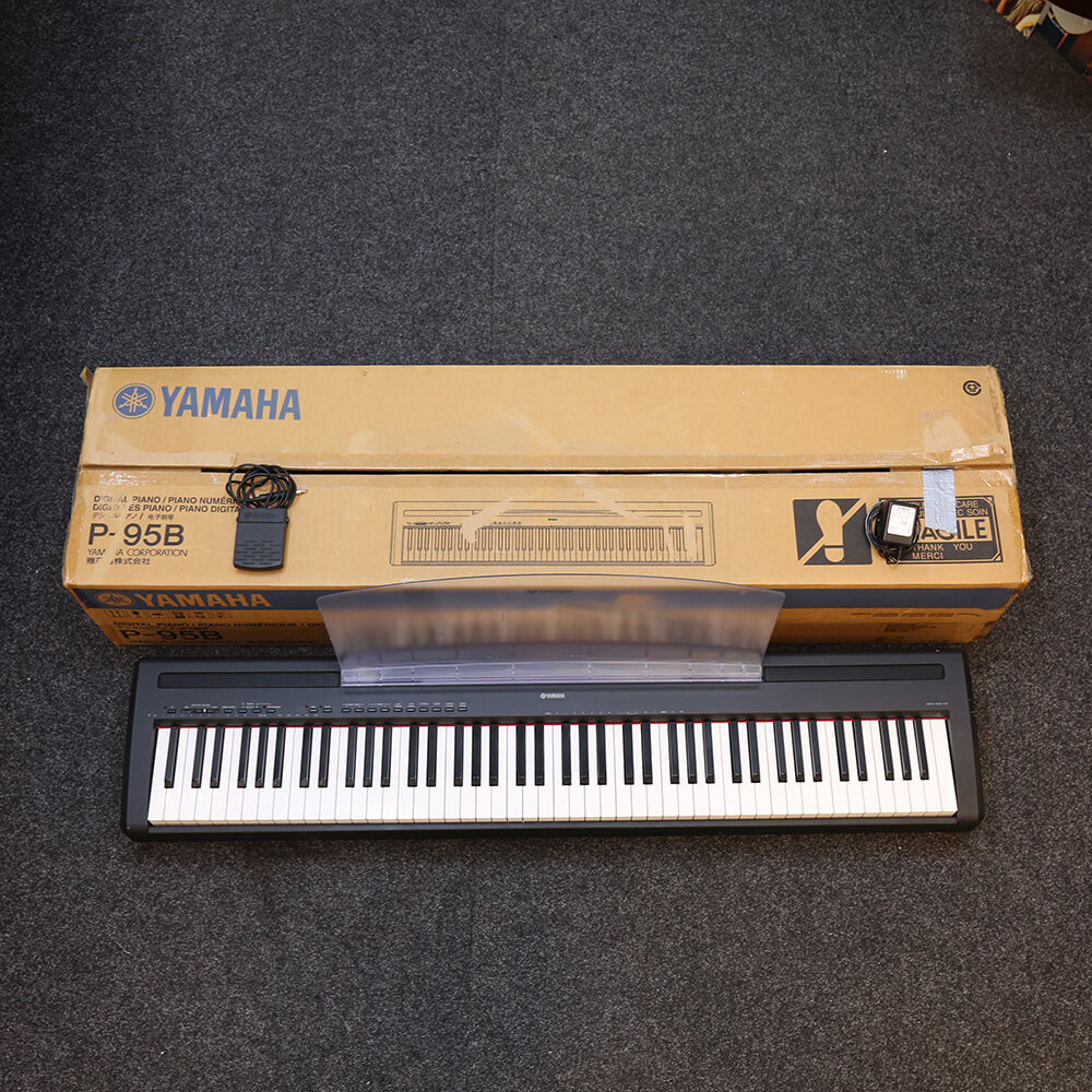ヤマハ　デジタルピアノ　P-95 Yamaha P-95B Digital Piano Review - YouTube