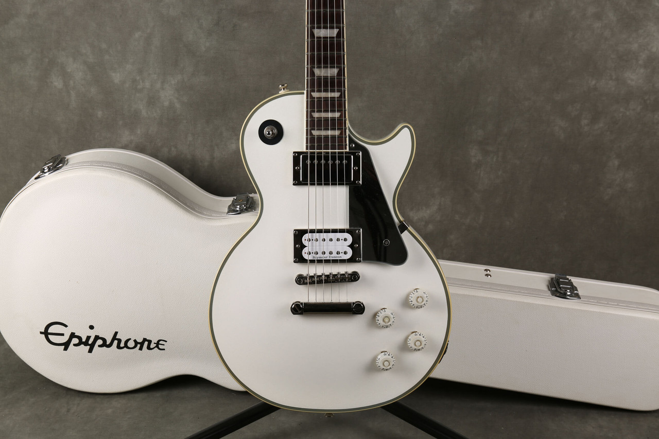 Epiphone Tommy Thayer Signature White Lightning Les Paul w Epiphone Tommy Thayer Signature White Lightning Les Paul w