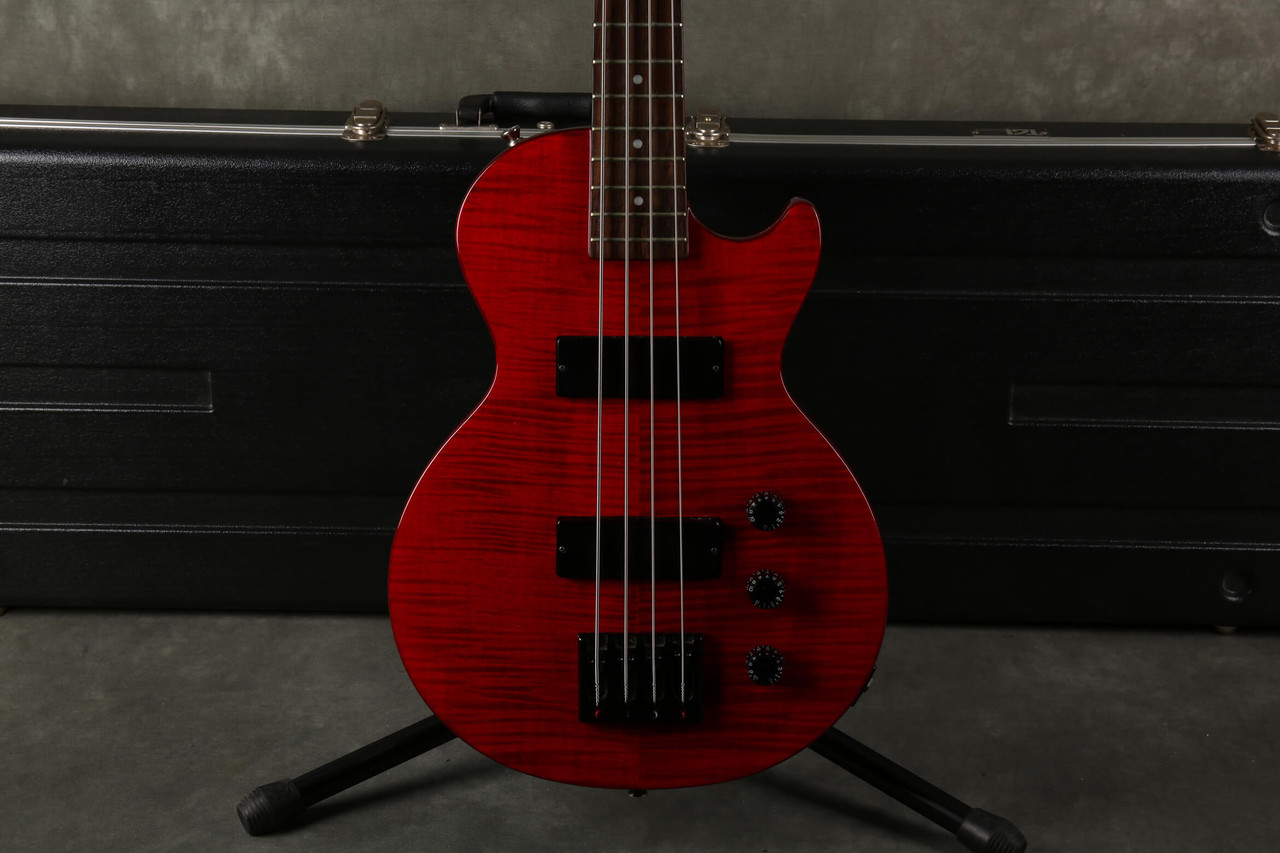 Epiphone Les Paul Special Bass - Trans Red Flame w/Hard Case - 2nd