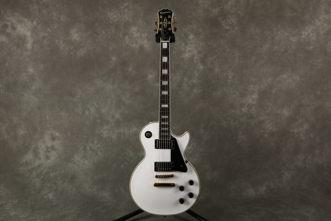Epiphone Les Paul Custom Pro - White - 2nd Hand (117326)
