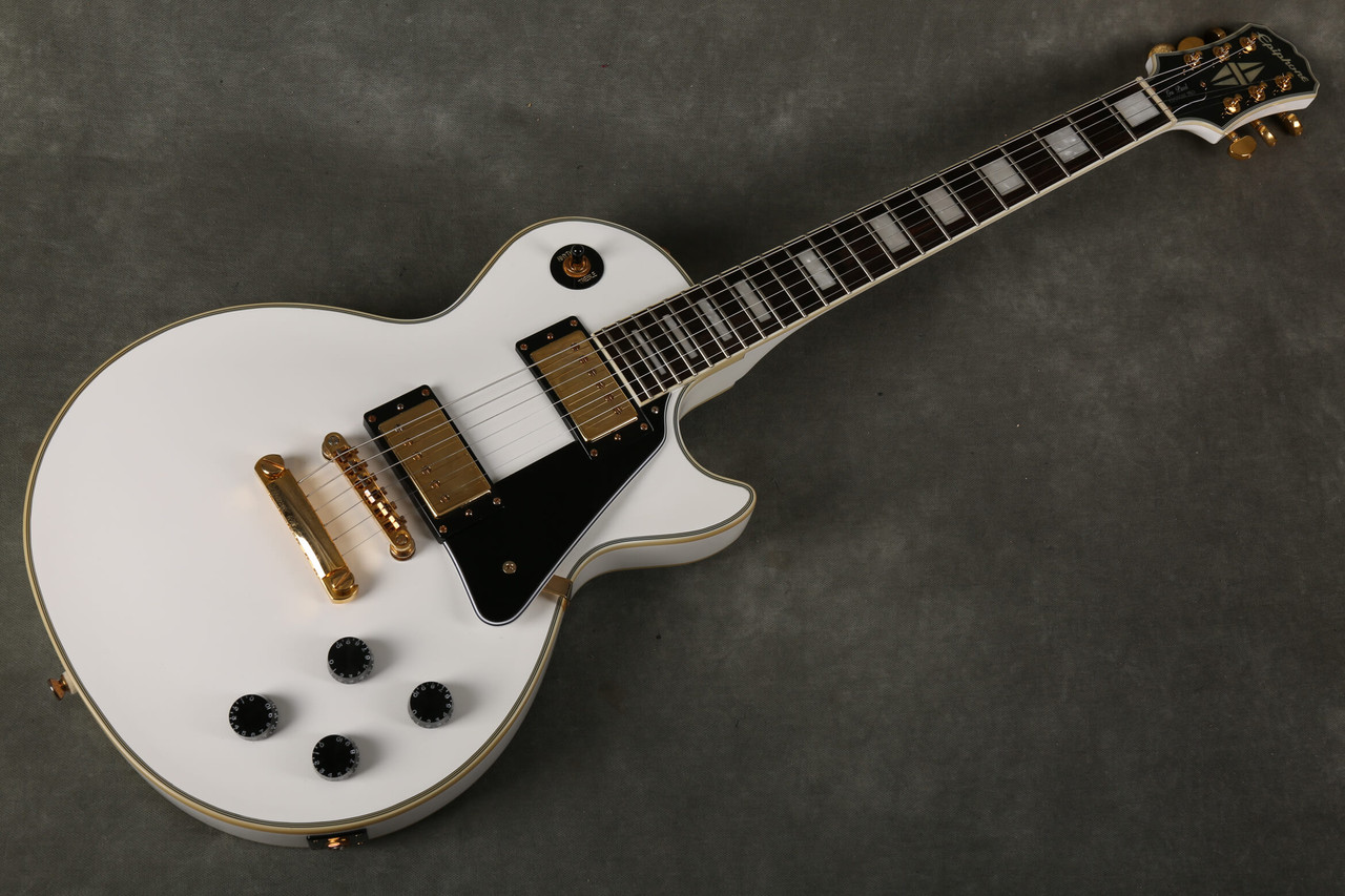 Epiphone Les Paul Custom Pro - White - 2nd Hand (117326)
