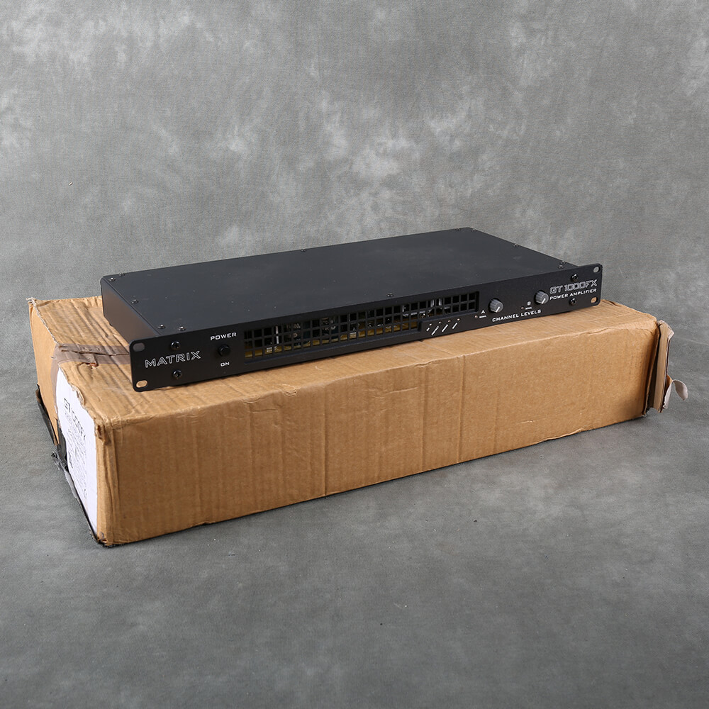 MATRIX GT1000FX 1U パワーアンプ MATRIX GT1000FX 1U パワーアンプ