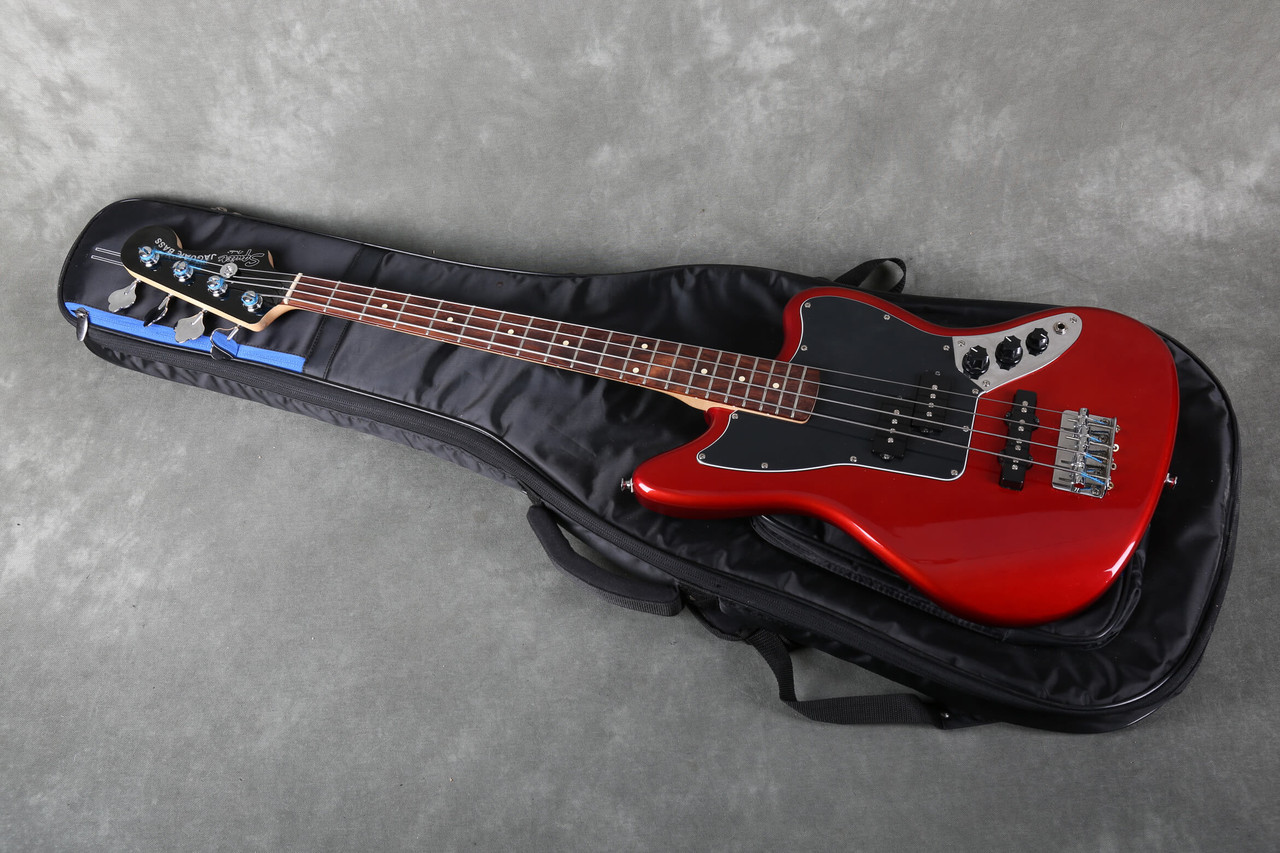Squier Jaguar Bass Short Scale Cherry Red 2nd Hand | Rich Tone Music