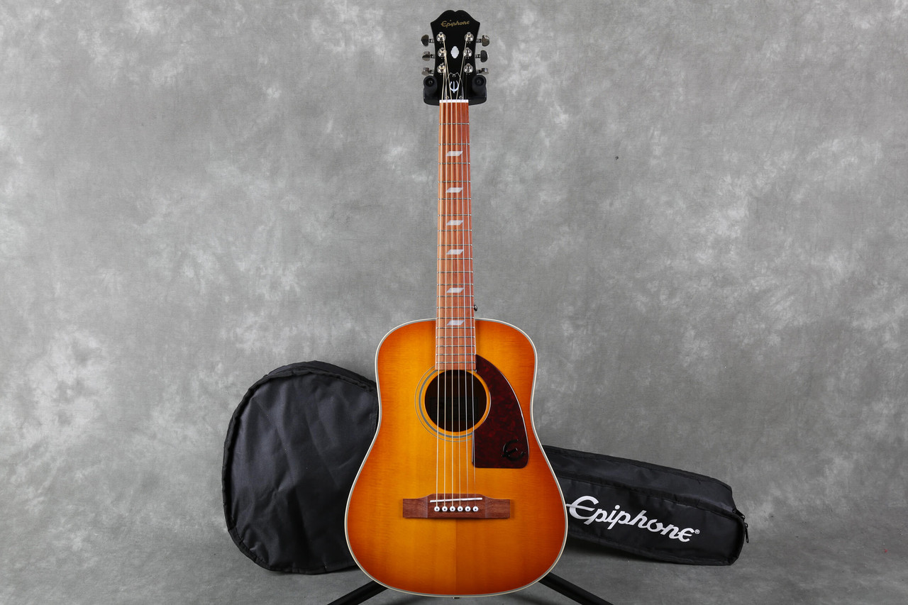 Epiphone FT19 Lil Tex Travel Electro Acoustic Honeyburst 2nd Hand