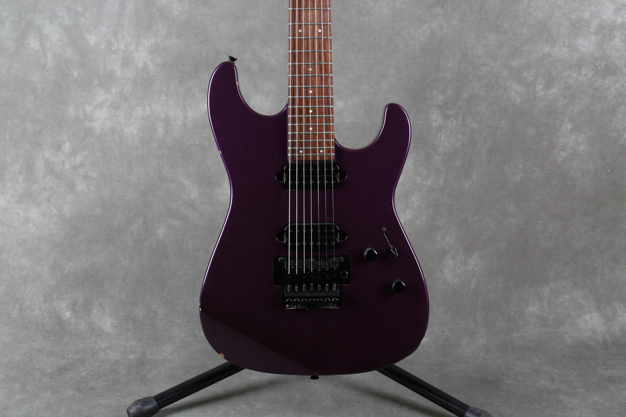 ギター Squier Stagecaste STG 24F Seymour Duncan Squier Stagemaster 7 String Purple Sparkle 2nd Hand | Rich Tone Music