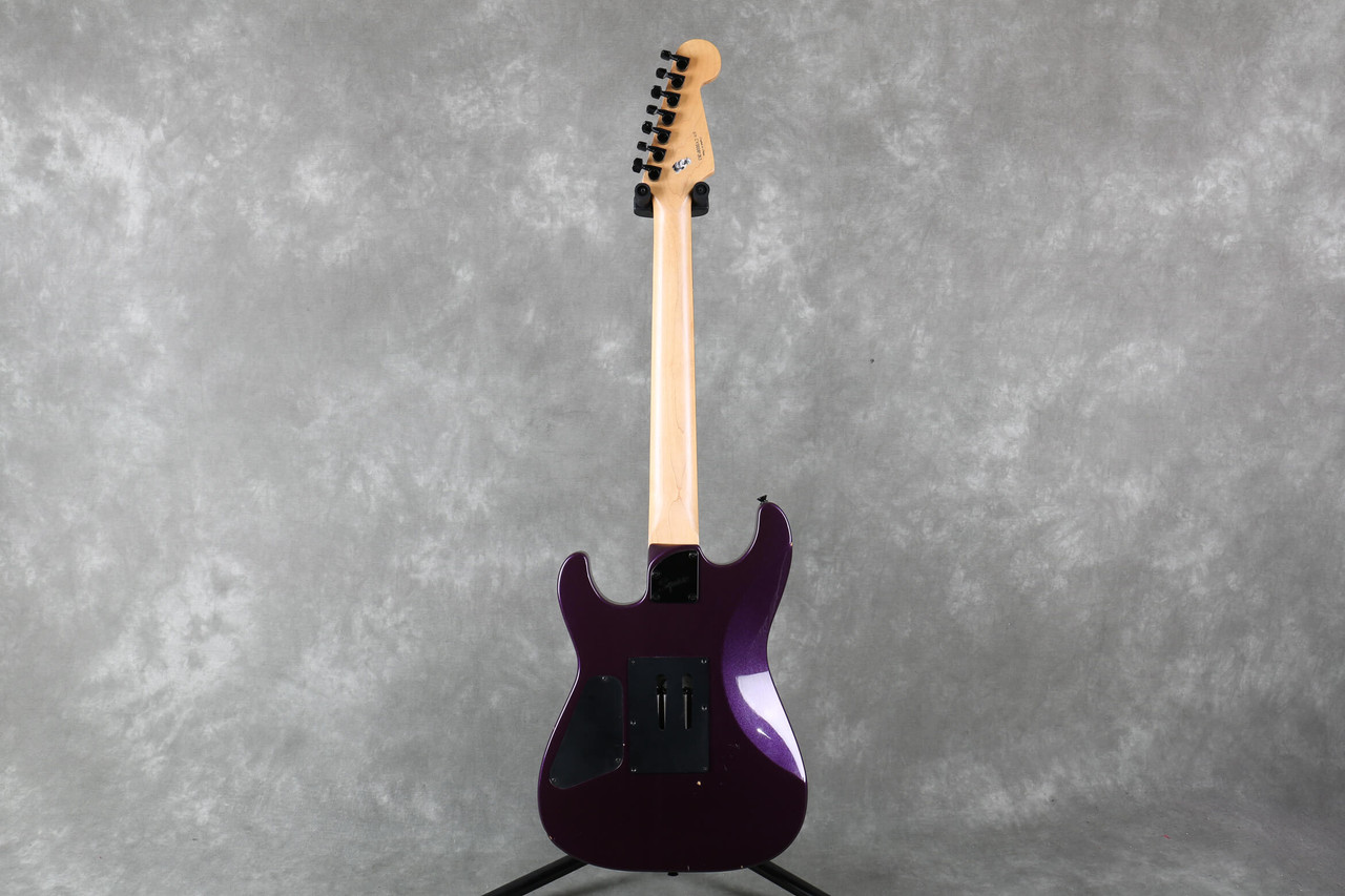Squier Stagemaster 7 String Purple Sparkle 2nd Hand | Rich Tone Music