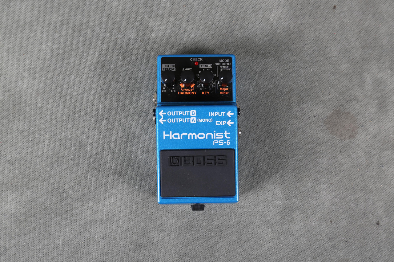 Boss PS-6 Harmonist Pitch-Shifter Effektgerät Pedal keepdrum Netzteil