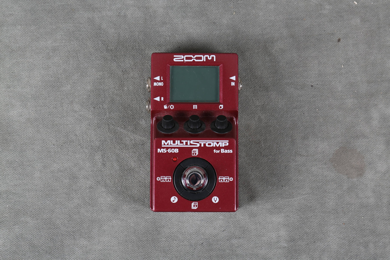 MULTI STOMP MS-60B for Bass ベース ZOOM MULTISTOMP for Bass MS-60B