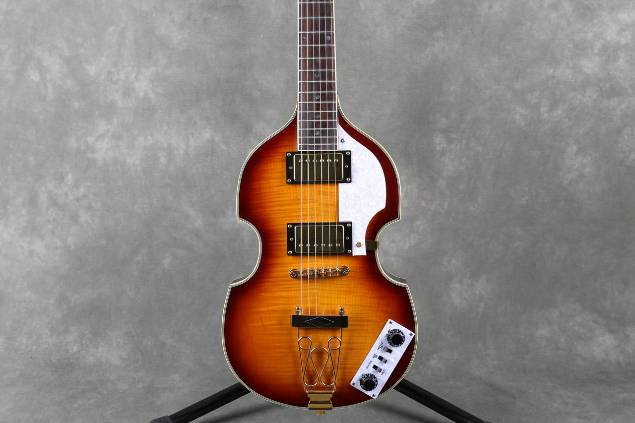 Jay Turser Violin Guitar バイオリンギター Jay Turser JTG-2 Violin shape 6 string GUITAR in Sunburst