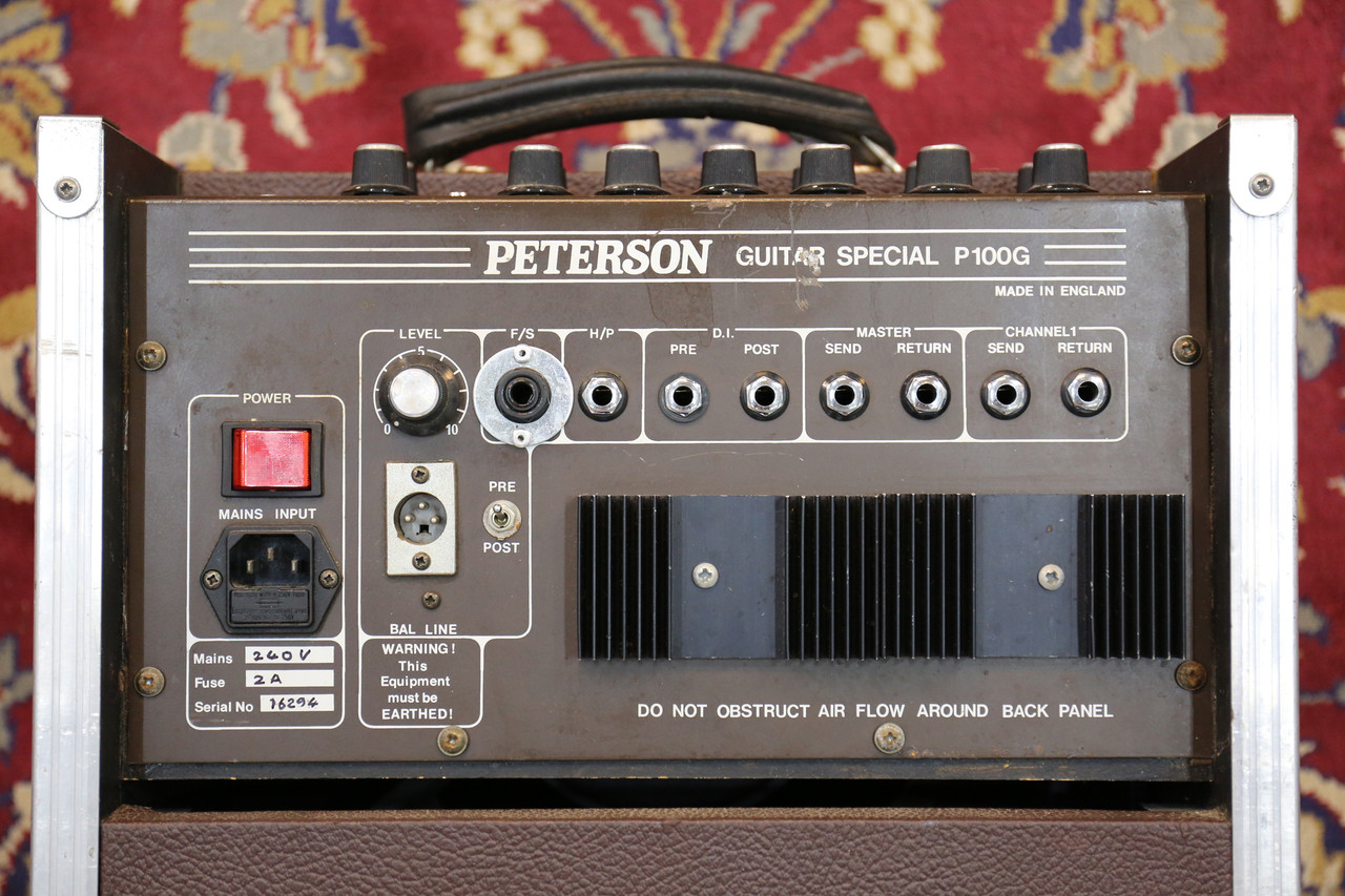 Peterson P100G Amplifier 2nd Hand | Rich Tone Music