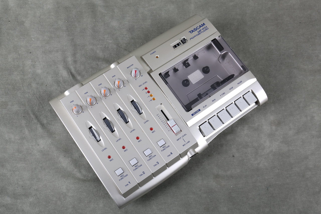 TASCAM PORTASTUDIO MF-P01 カセットMTR TASCAM MF-P01 portastudio 4 tracks Analog Cassette Tape