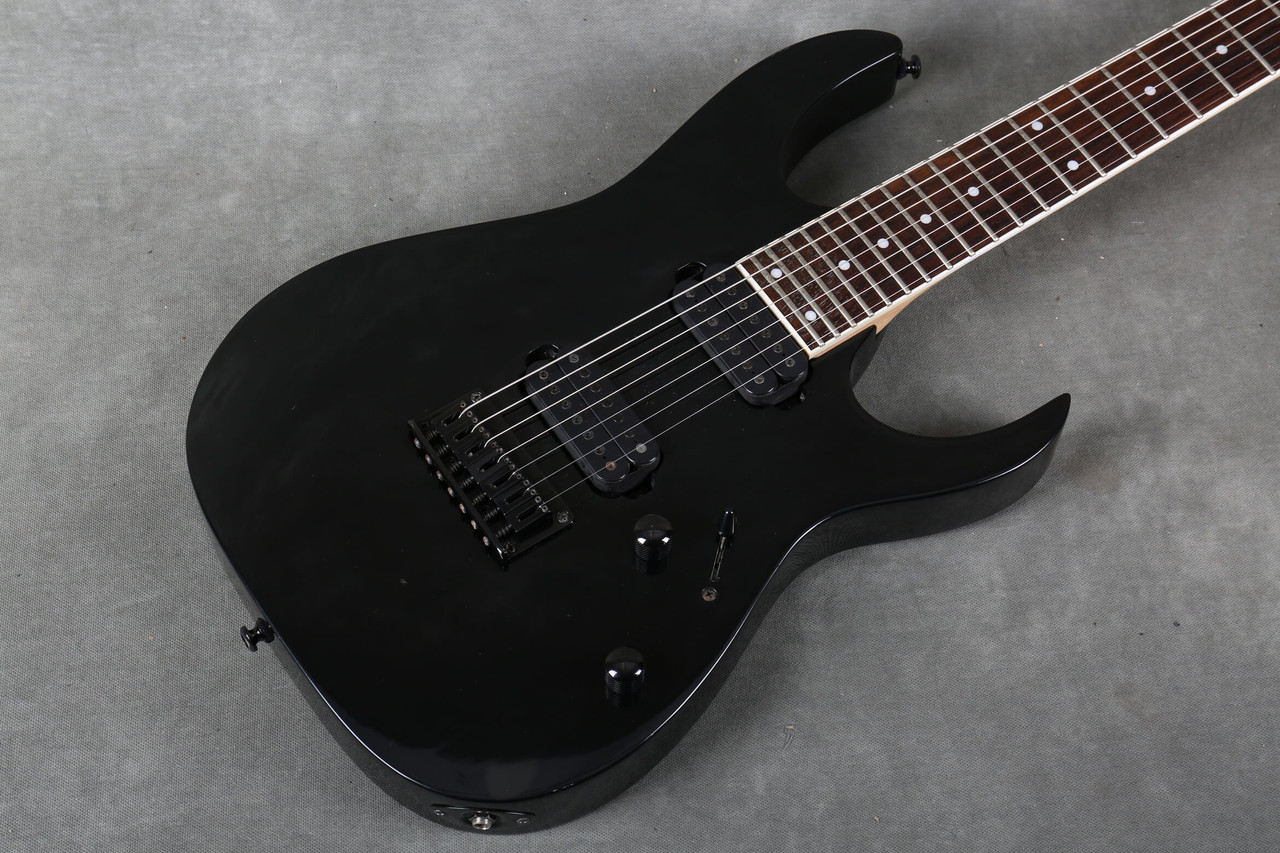 【手渡し限定】Ibanez RG7321 中古　自家塗装　B'z風 Ibanez RG7321 Black 2nd Hand | Rich Tone Music