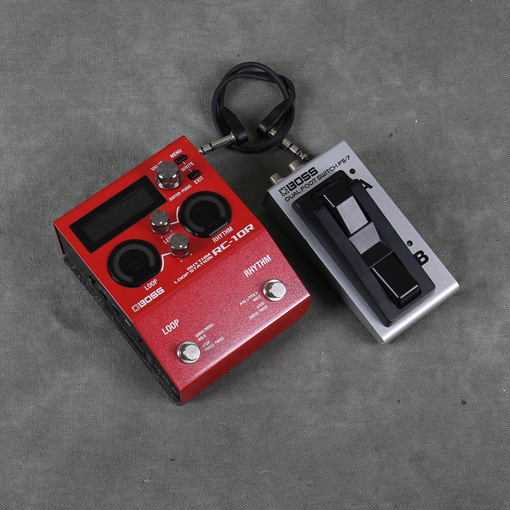 BOSS RC-10R Rhythm Loop Station + FS-7