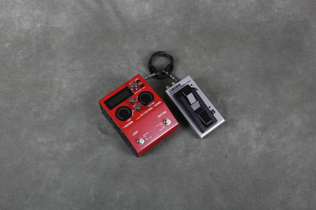 Boss RC-10R Rhythm Loop Station with FS7 Dual Footswitch 2nd Hand
