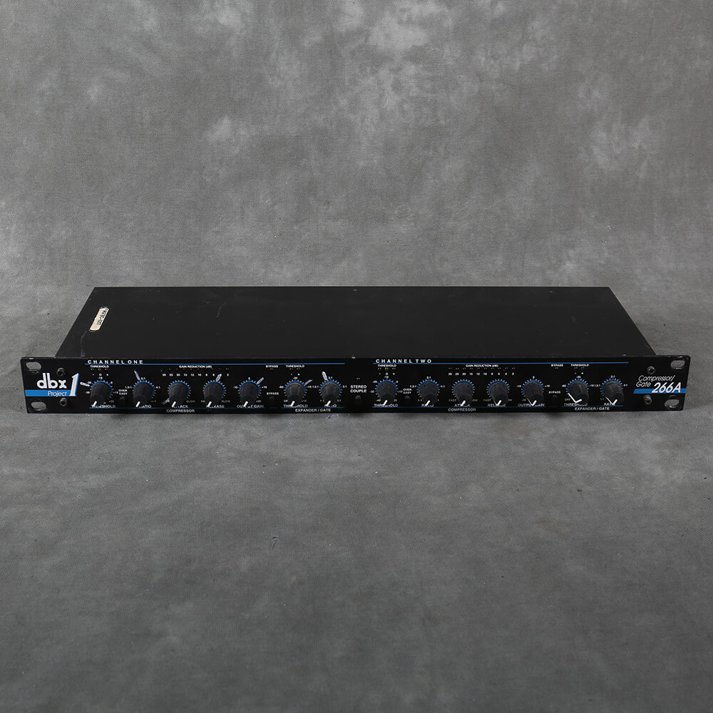 dbx 1 プリアンプ & 266A コンプレッサー/ゲート dbx Project 1 266A