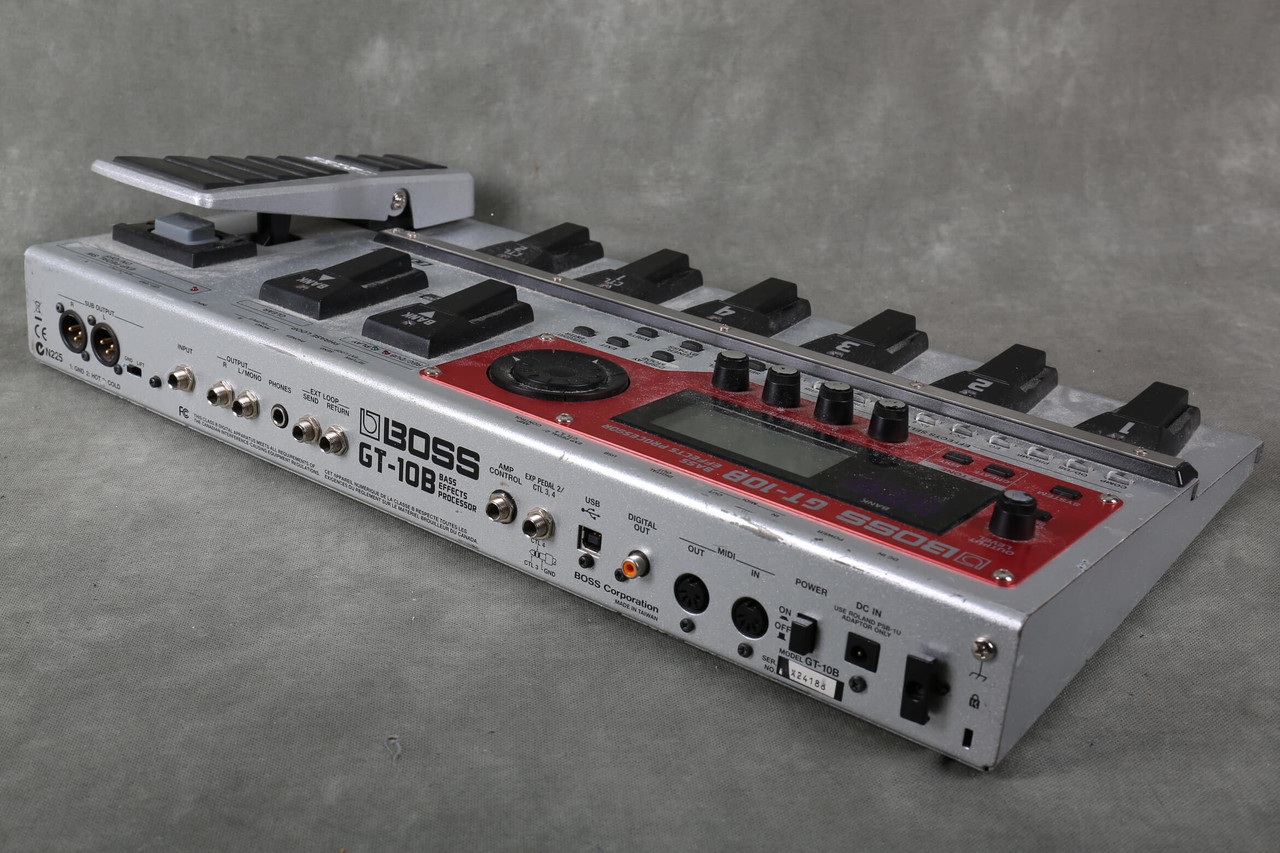 Boss GT-10B Bass Effects Processer with PSU 2nd Hand | Rich Tone Music