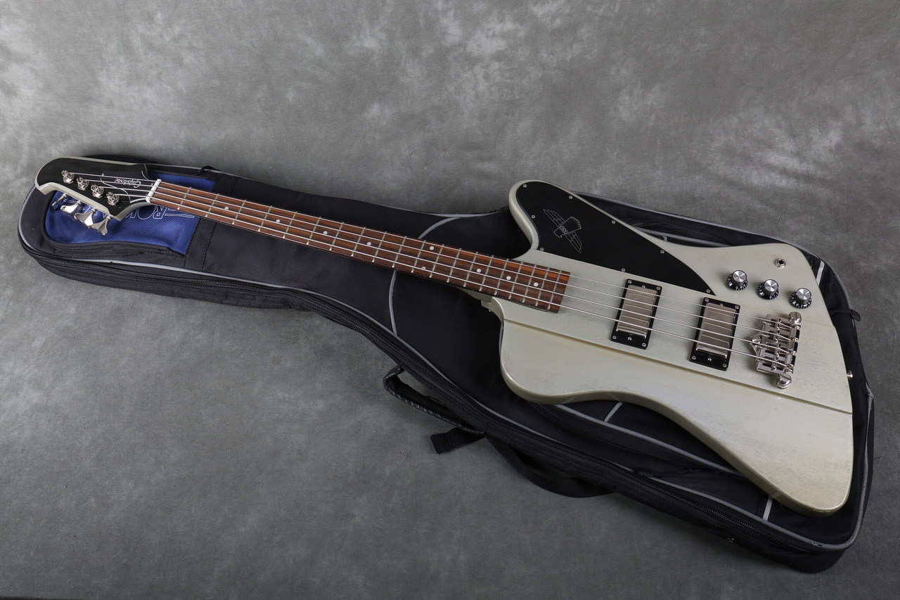 Epiphone Custom Shop Thunderbird IV TV Silver 2nd Hand