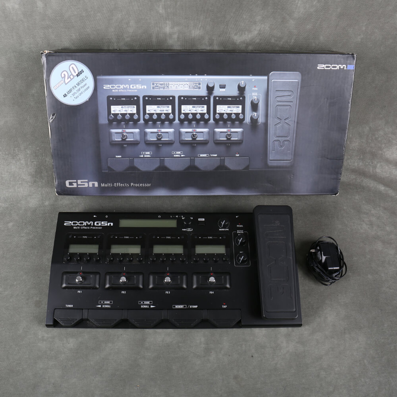 Zoom G5N Multi-Effects Processor with PSU - Box & PSU - 2nd Hand