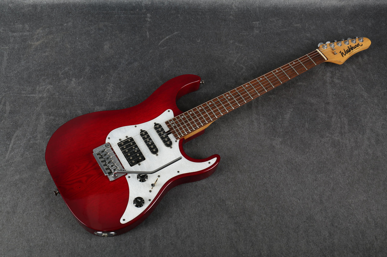 Washburn Mercury II Series Trans Red 2nd Hand | Rich Tone Music