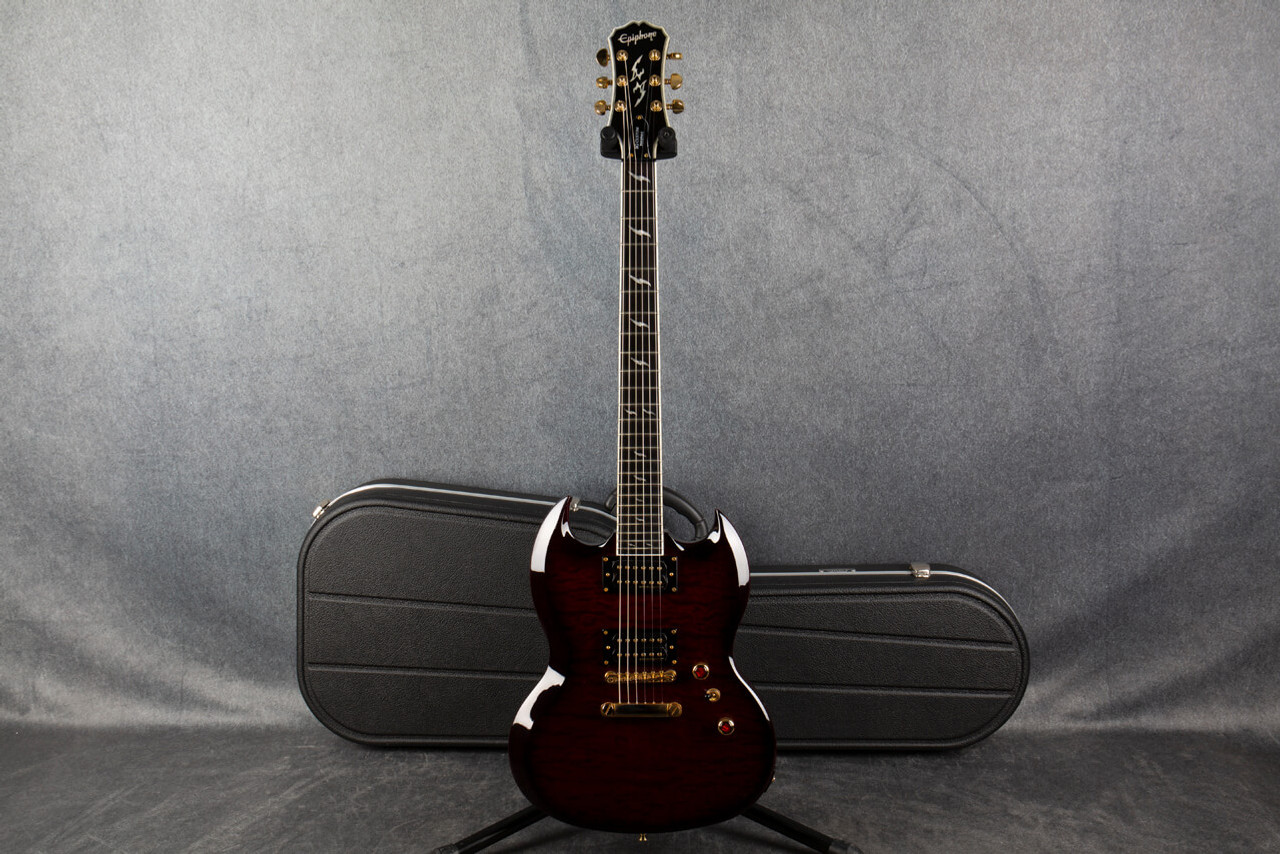Epiphone Prophecy SG Custom GX Black Cherry 2nd Hand | Rich