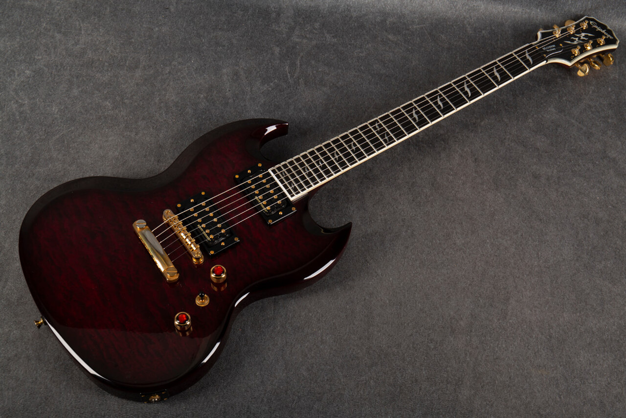 ギター Epiphone PROPHECY SG CUSTOM GX Open Box Epiphone SG Prophecy Custom GX Electric Guitar with