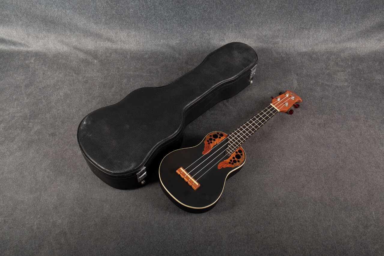 Ovation Applause UAE20-5 Soprano Ukulele Black 2nd Hand | Rich
