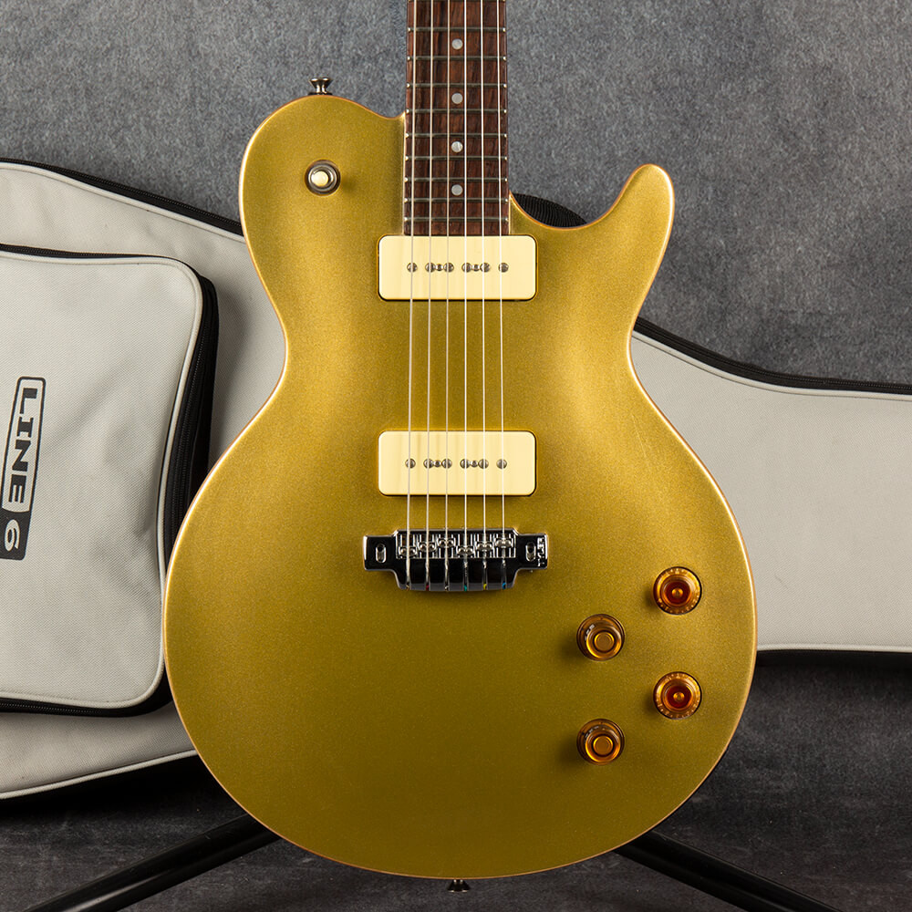 Line 6 JTV-59P James Tyler Variax Gold Top 2nd Hand | Rich Tone Music