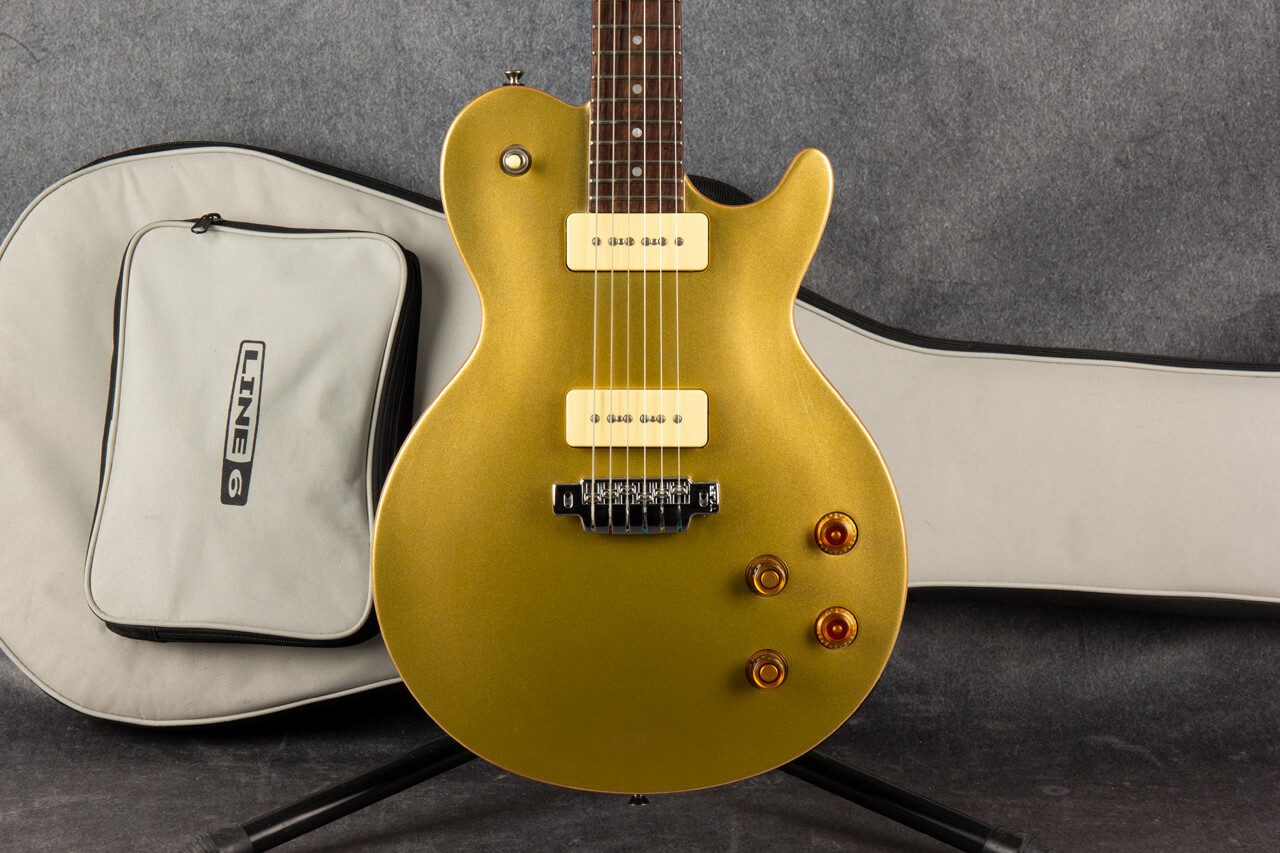 Line 6 JTV-59P James Tyler Variax Gold Top 2nd Hand | Rich Tone Music