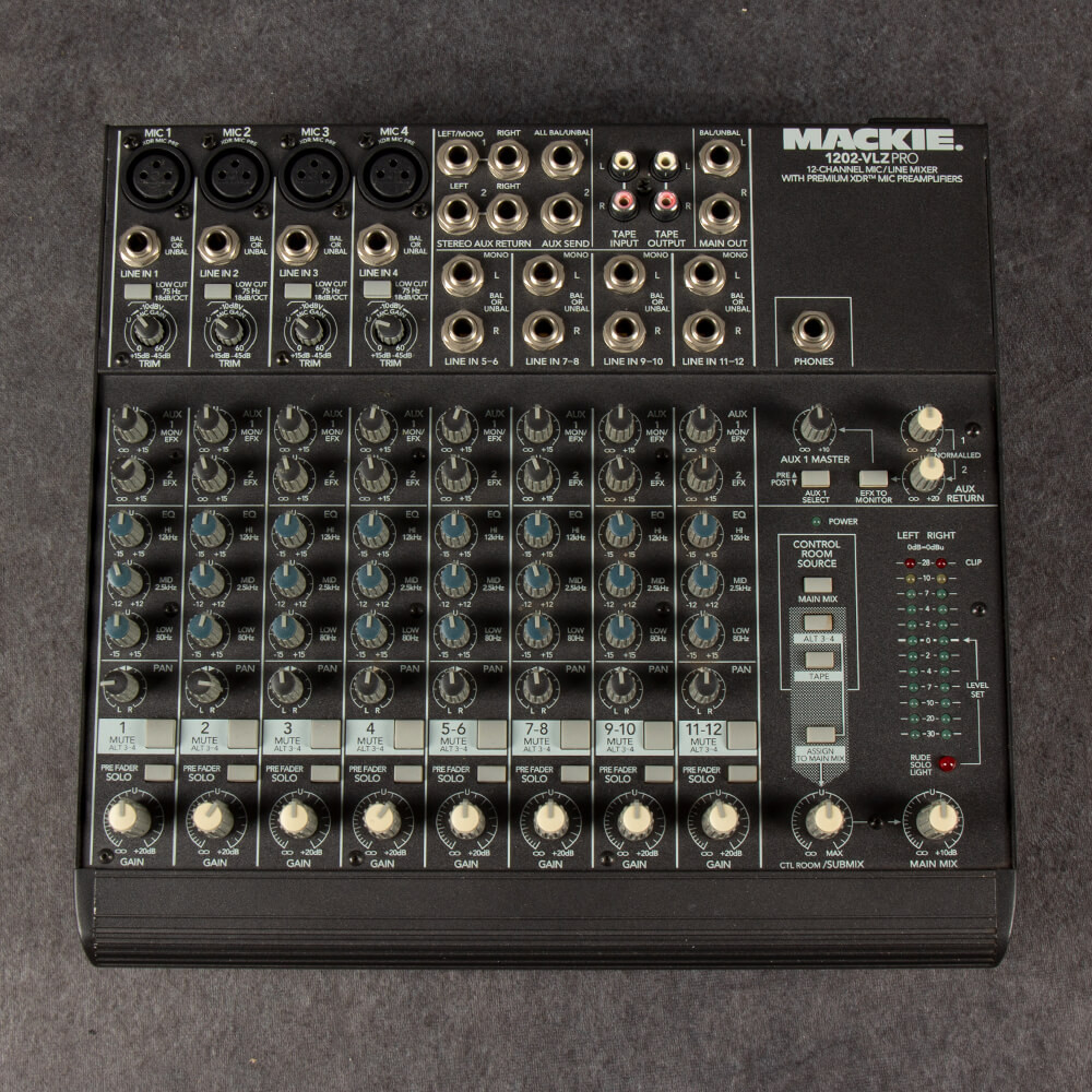 Mackie 1202 VLZ Pro Mixer 2nd Hand Rich Tone Music