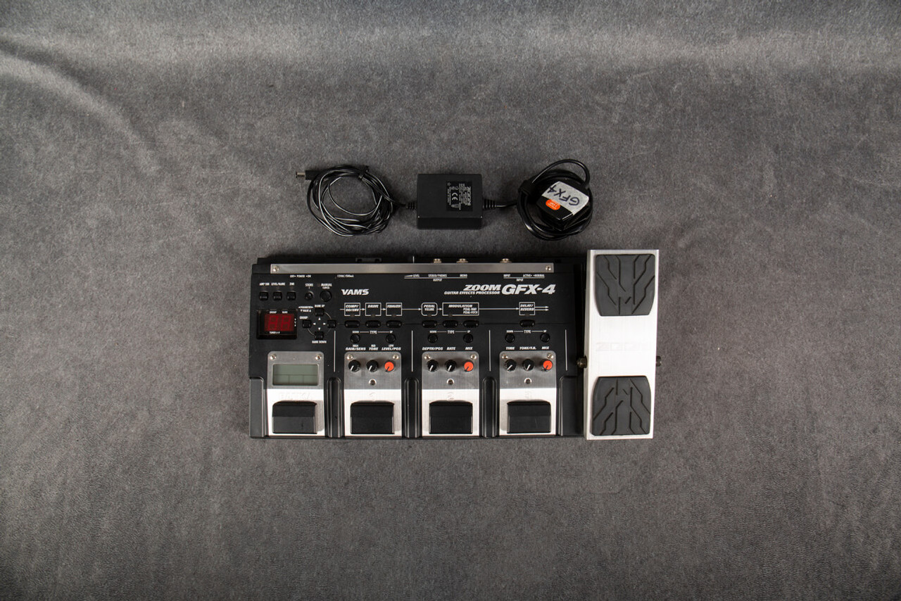 Zoom GFX4 Guitar Effects Processor with PSU 2nd Hand Rich Tone Music