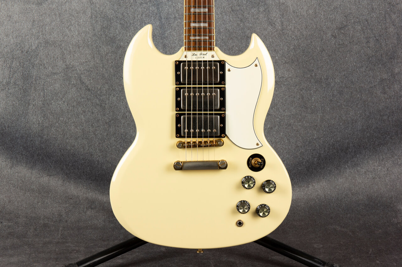 Epiphone G400 SG Custom 3 Pickup - Antique Ivory - 2nd Hand