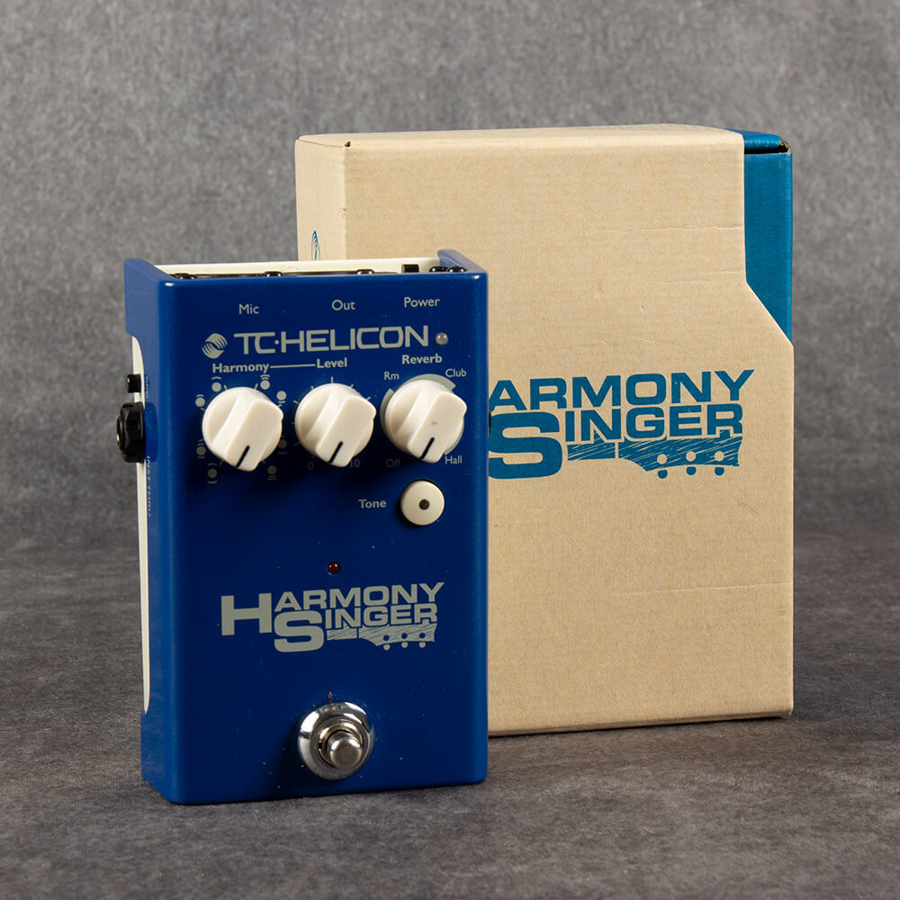 TC HELICON / HARMONY SINGER アダプター付き中古値下げ TC Helicon Harmony Singer Pedal 2nd Hand | Rich Tone Music