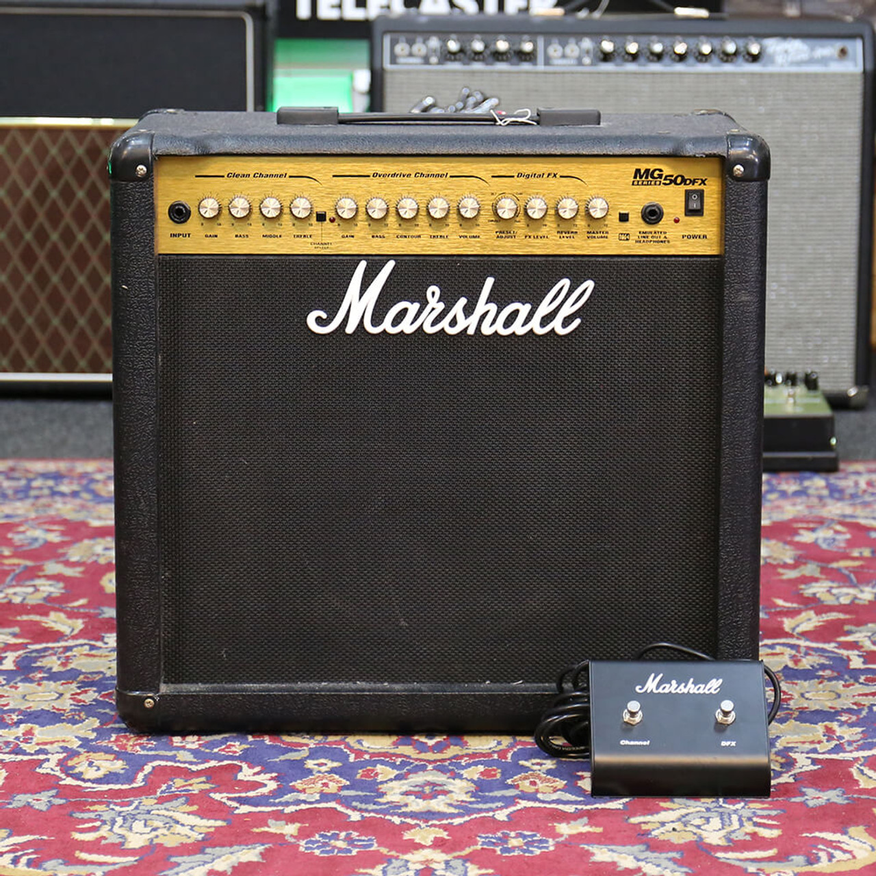 Marshall MG50DFX (フットスイッチu0026電源ケーブル付) - アンプ