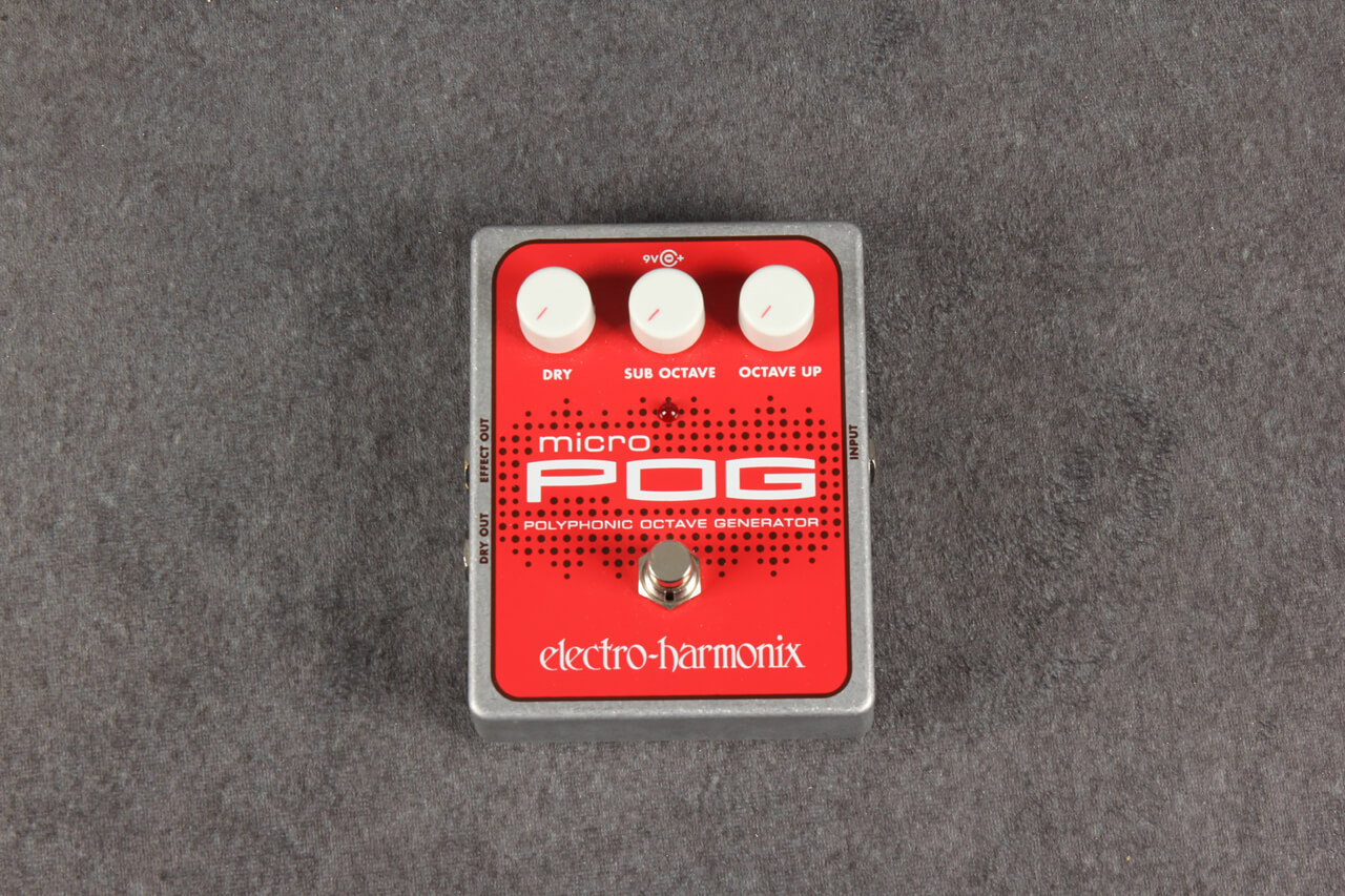 ElectroHarmonix Micro Pog Polyphonic Octave Generator Pedal 2nd Hand