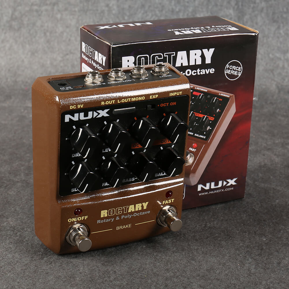 Nux Roctary Octave and Rotary Pedal 2nd Hand | Rich Tone Music