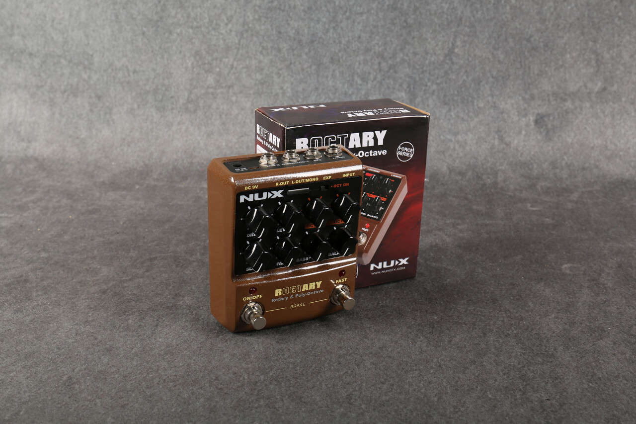Nux Roctary Octave and Rotary Pedal 2nd Hand Rich Tone Music