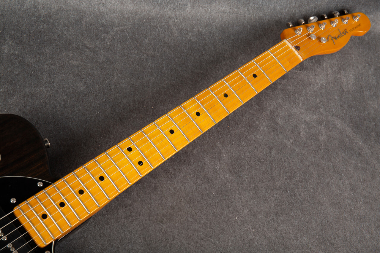Fender Modern Player Telecaster Thinline Deluxe Black Transparent