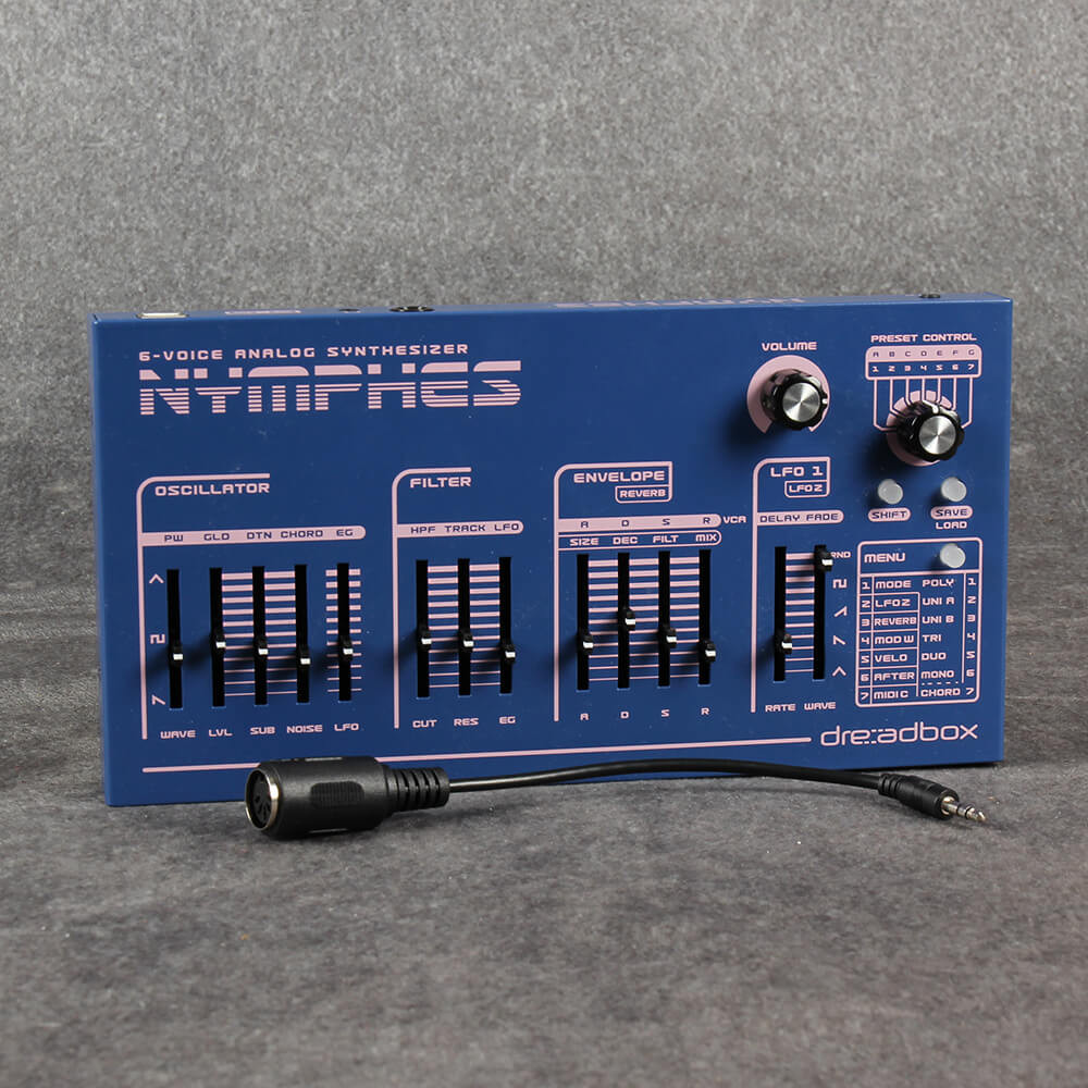 Dreadbox Nymphes 6-Voice Analog Synthesiser 2nd Hand | Rich Tone Music