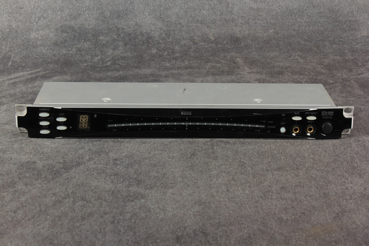Korg DTR-2000 Digital Rack Tuner 2nd Hand | Rich Tone Music