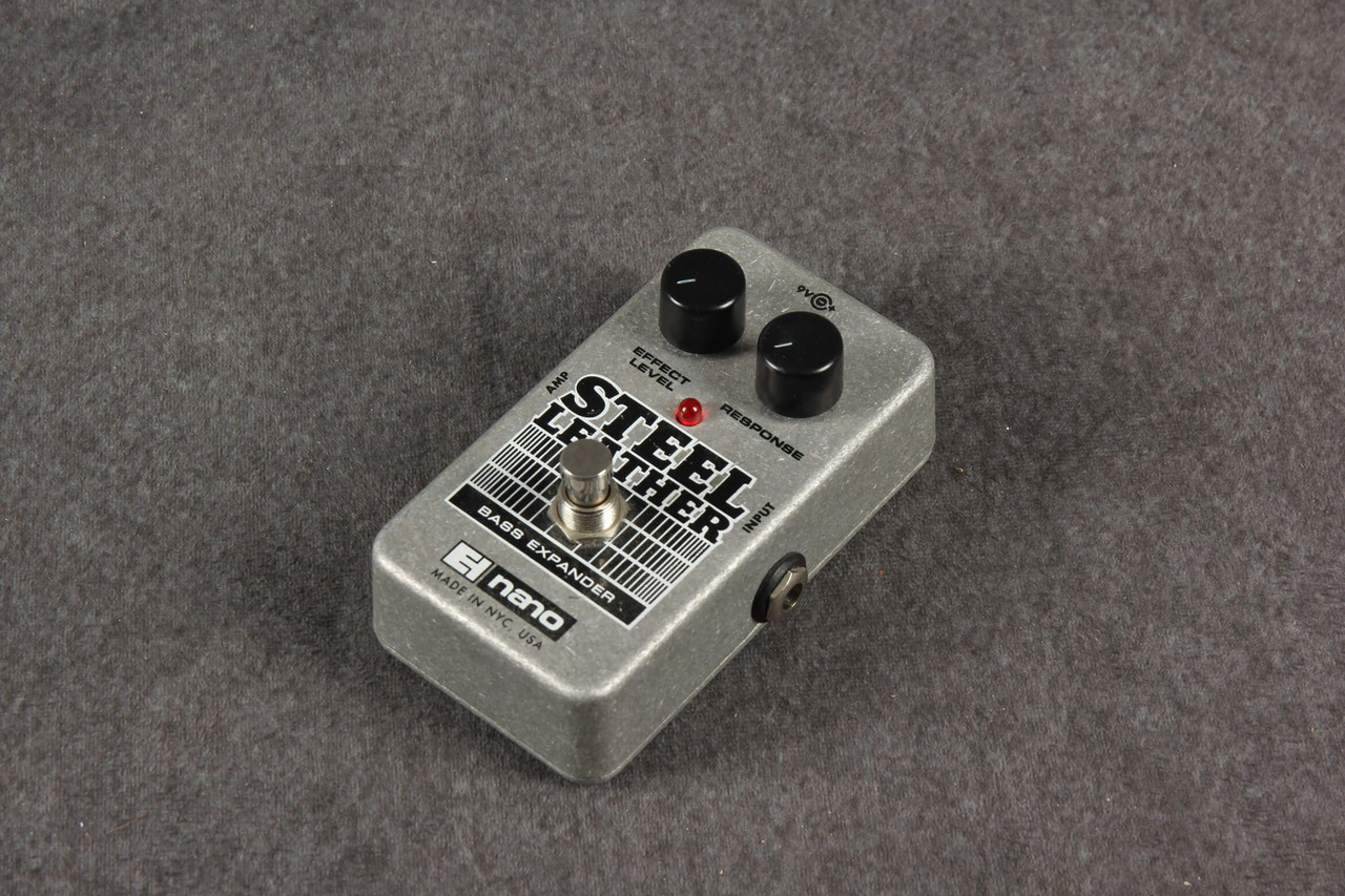 Electro Harmonix Nano Steel Leather Bass Expander 2nd Hand Rich Tone