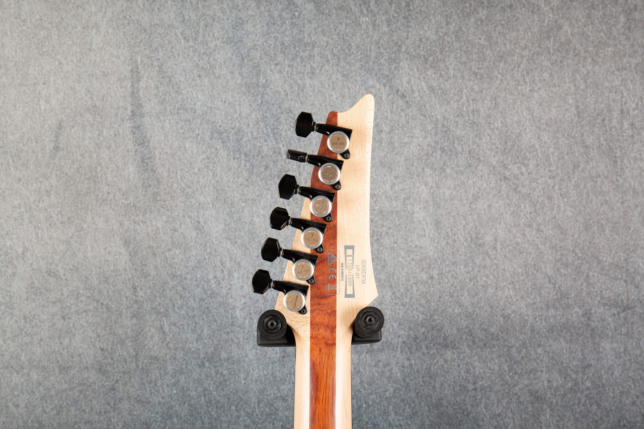 Ibanez Iron Label SIX6DFM-BCB Blue Space Burst 2nd Hand ...