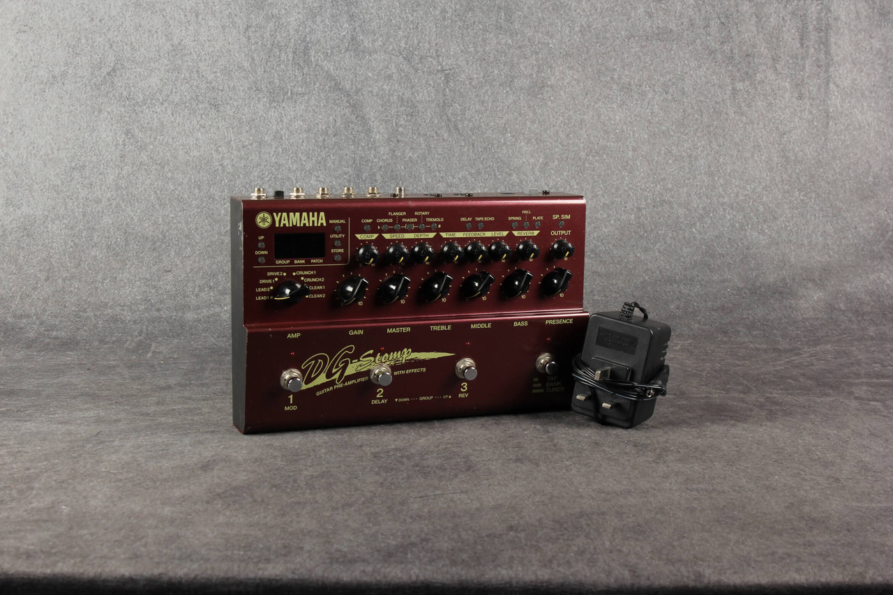 YAMAHA DG Stomp ギターアンプシミュレーター Yamaha DG Stomp demo - gutsy analog feel, sounds like
