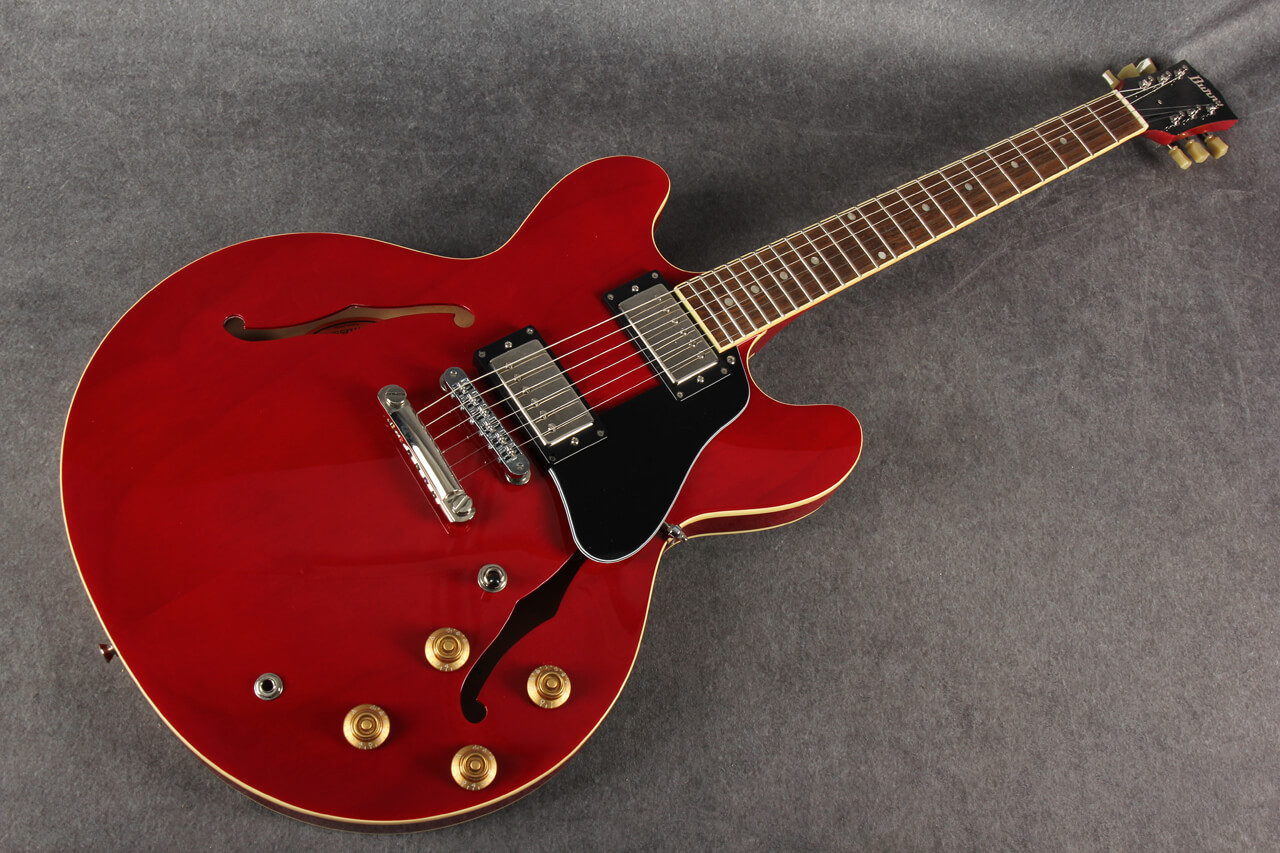Burny RSA-65 CH ES-335モデル Burny RSA-65 Semi-Hollow Cherry Red 2nd Hand | Rich Tone Music