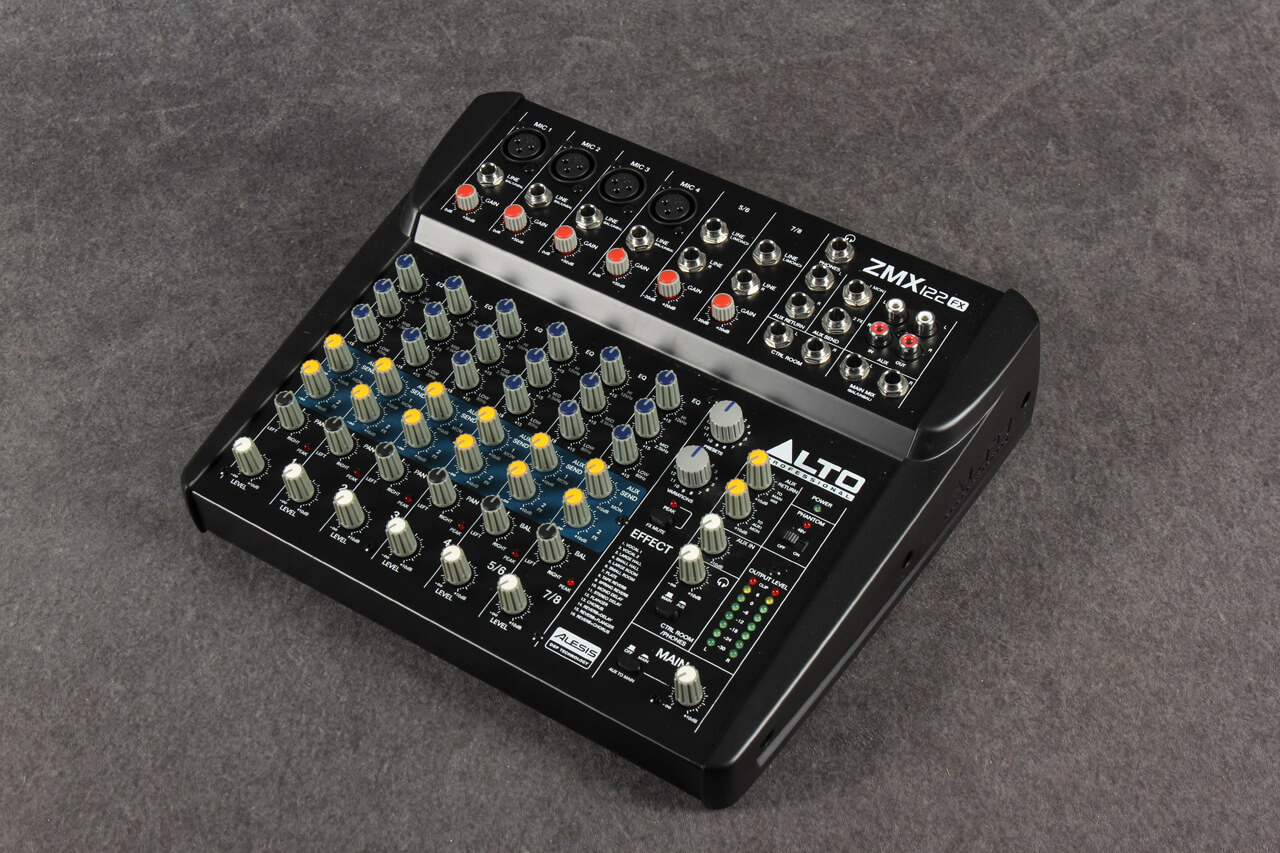ALTO Professional ZMX122FX ジャンク品 ALTO Professional ZMX122FX 8 Channel Mixer with PSU 2nd Hand