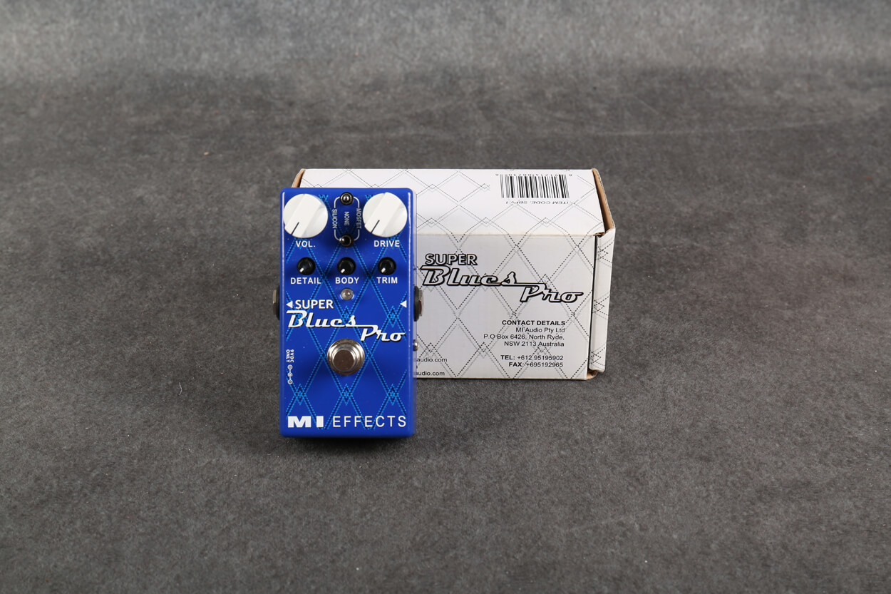 MI Audio Effects Super Blues Pro Overdrive 2nd Hand | Rich MI Audio Effects Super Blues Pro Overdrive 2nd Hand | Rich