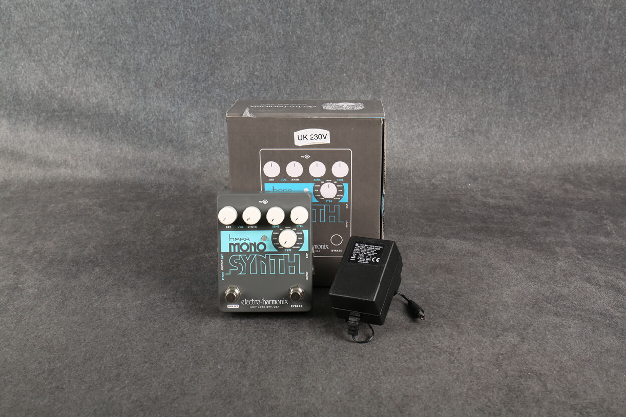 Electro Harmonix Bass Mono Synth Bass Synthesizer Pedal 2nd Hand