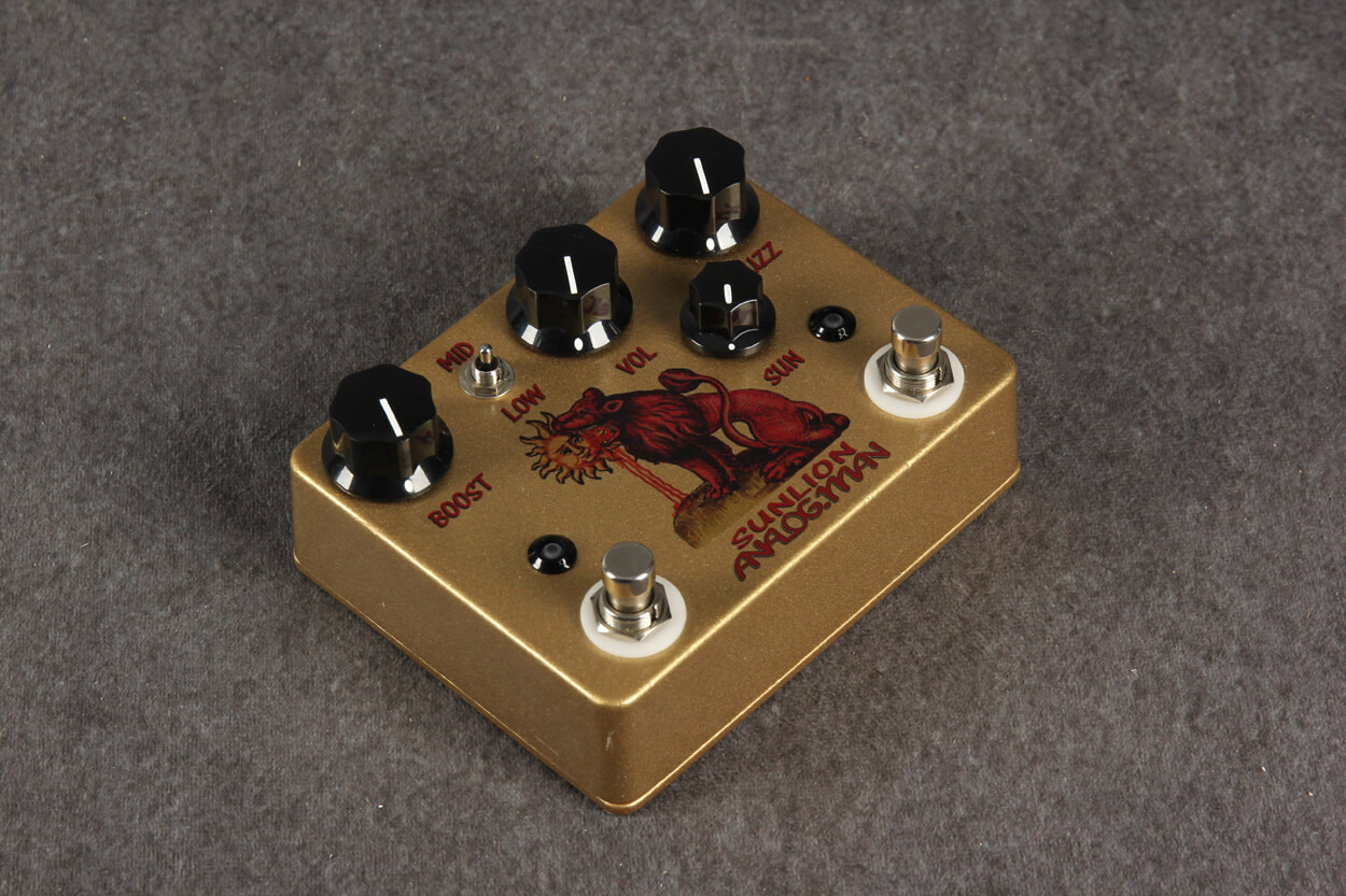 Analogman Sun Lion Fuzz Booster Pedal 2nd Hand | Rich Tone Music