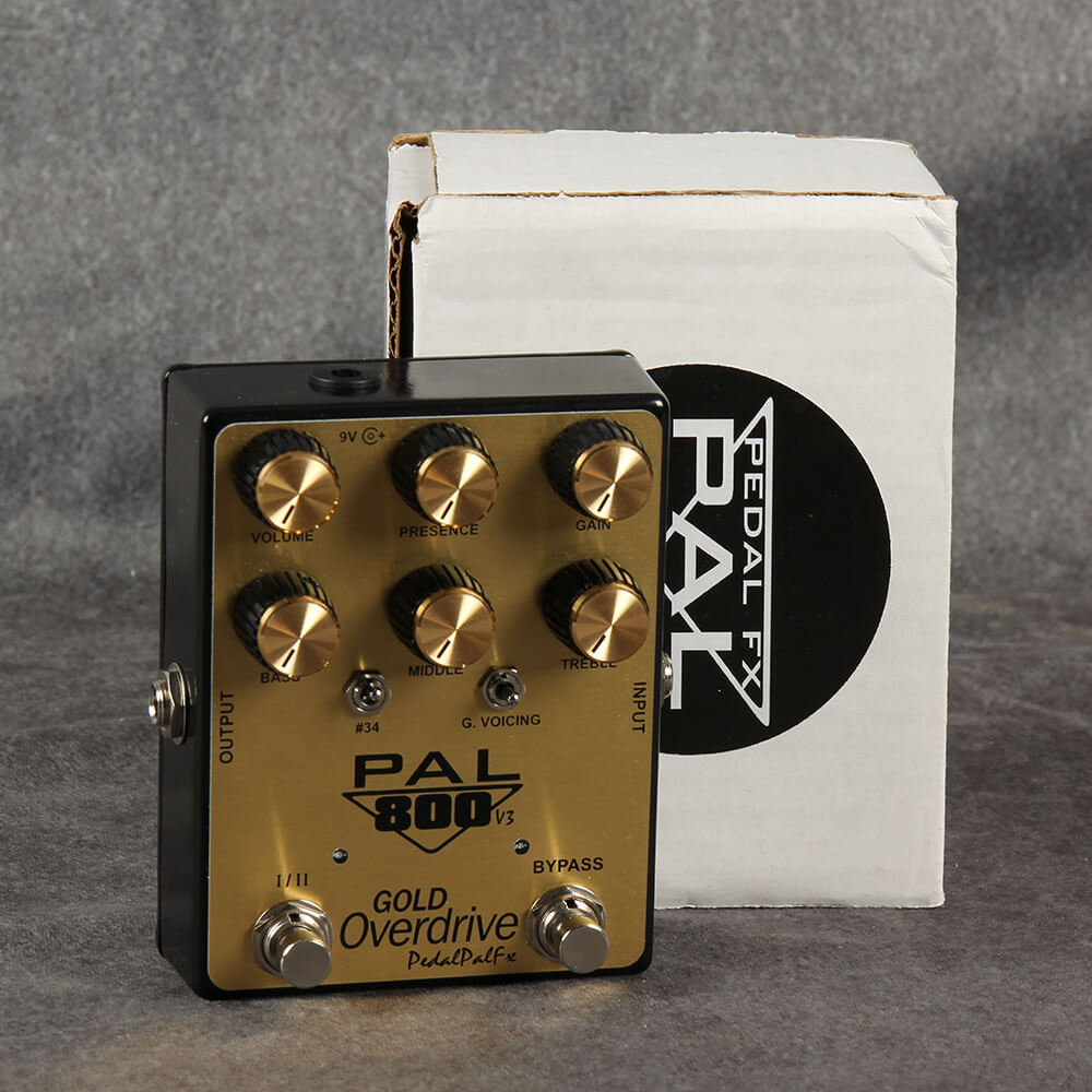 PedalPalFX Pal 800 Gold Overdrive 2nd Hand | Rich Tone Music