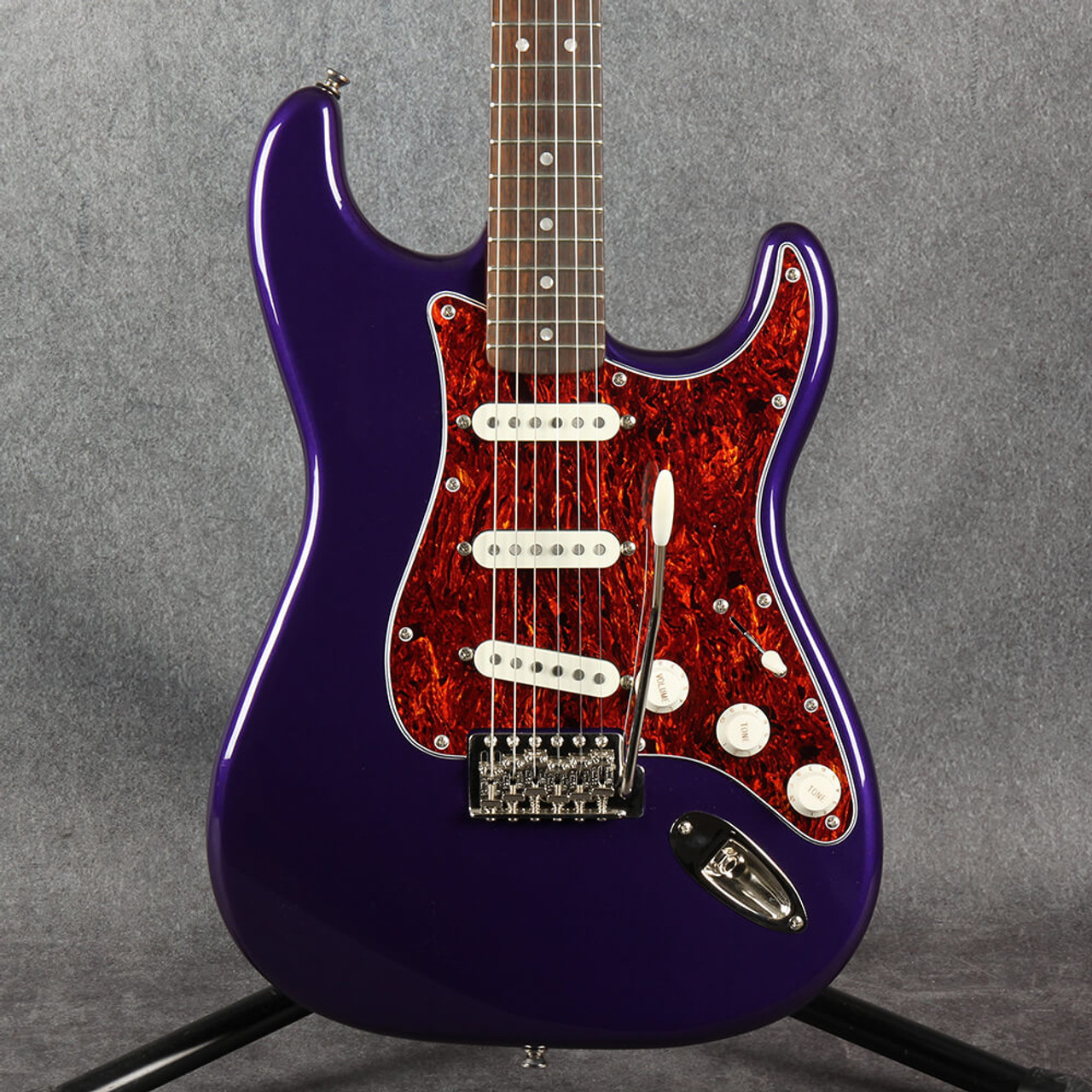 Fender 風stratocaster ストラトキャスター パープル Fender 風stratocaster ストラトキャスター パープル - メルカリ